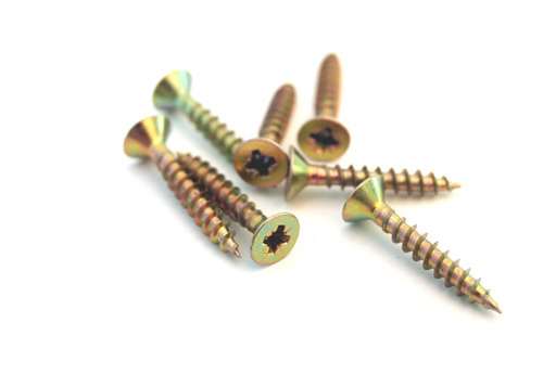 Chipboard screws zinc yellow 4.0 x 40mm. No longer available.